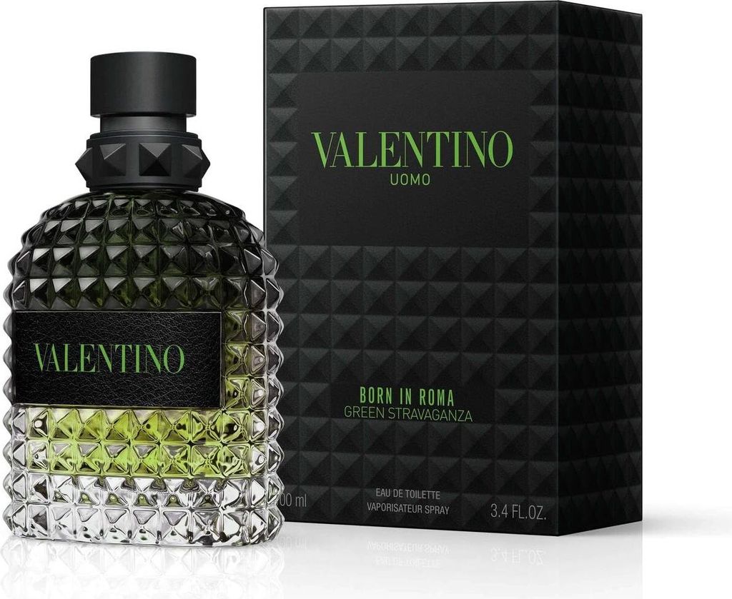Valentino Uomo Born In Roma Green Stravaganza Eau de Toilette für Herren 100 ml
