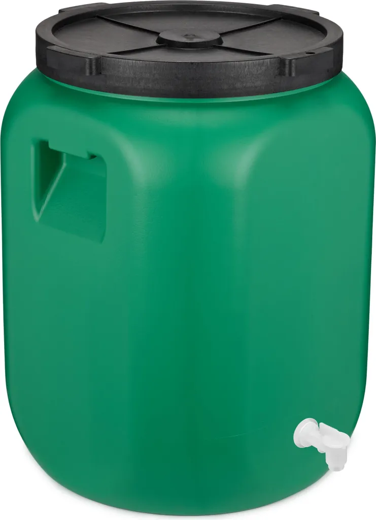 Bidon stockage aliments animaux et choucroute 60L avec robinet pratique