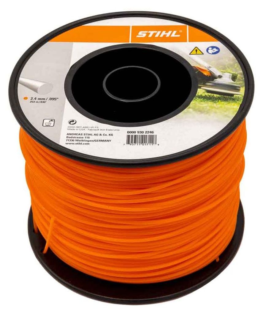 Stihl 00009302246, Rasentrimmer-Linie, Orange, 253 m, 1 Produktbild 