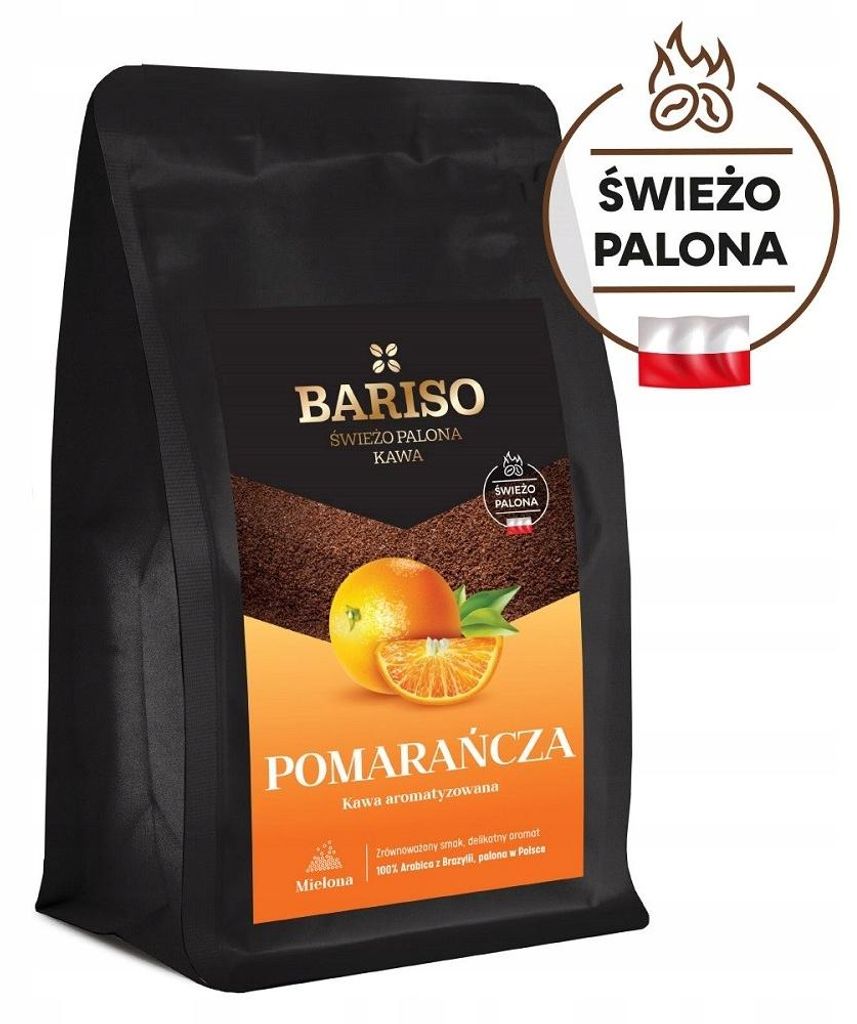 Kawa mielona BARISO Pomarańcza 200g Bacówka Zdjęcie produktu 