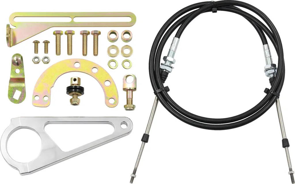 Kit tringlerie de changement de vitesse avec câble 2" pour GM TH350 4L60E