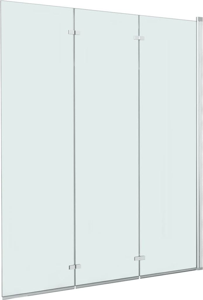 Faltbare Duschkabine 3 Paneele ESG 130 x 138 cm