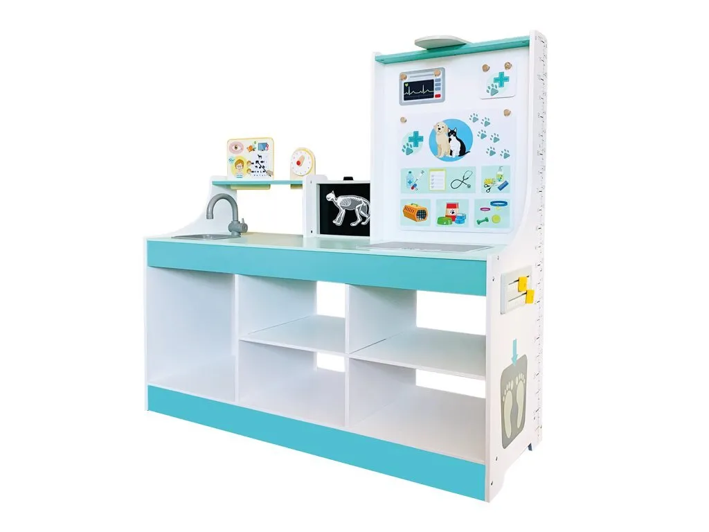 Jeu d'imitation cabinet médical Beleduc en bois avec accessoires - 2