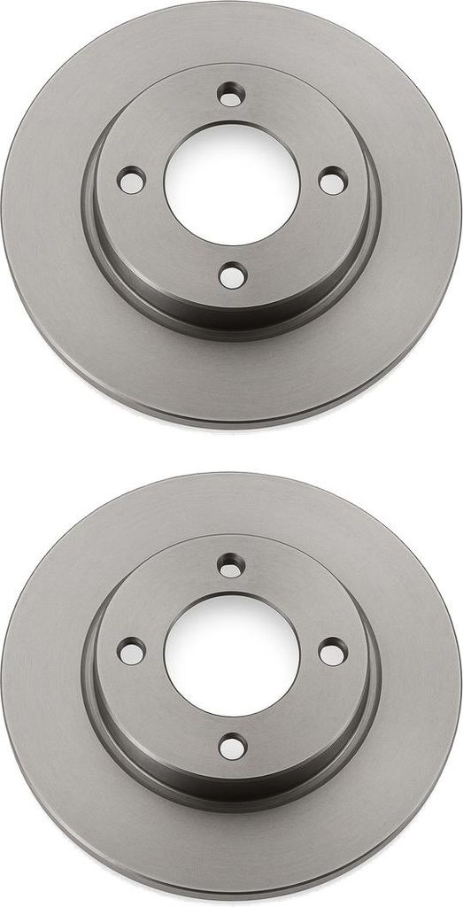 2 Bremsscheiben Vorderachse voll Ø 57 mm 10 mm VALEO für CITROËN AX
