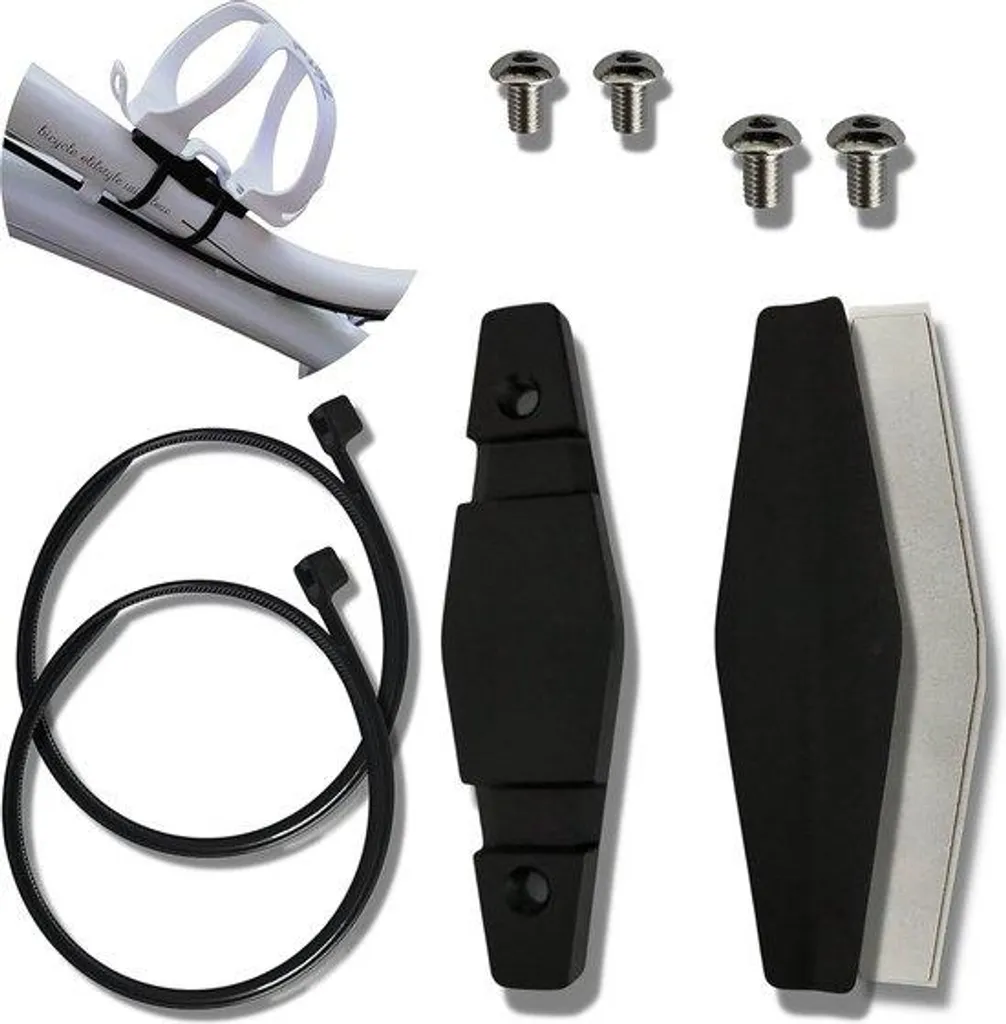 Porte-gobelet aluminium sans perçage avec fixation rapide par pince