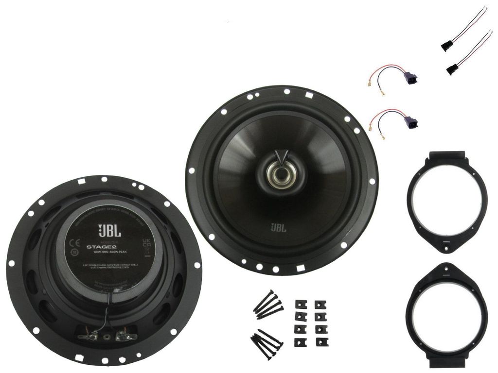 JBL Lautsprecher Set für Opel Karl Baujahr 2015 – 2019 Tür vorne 480 Watt
