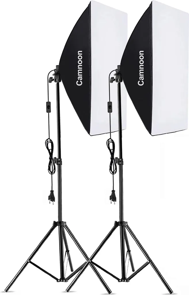 Kit Luci Studio LED Softbox 3000K-6000K - Setup Video Professionale