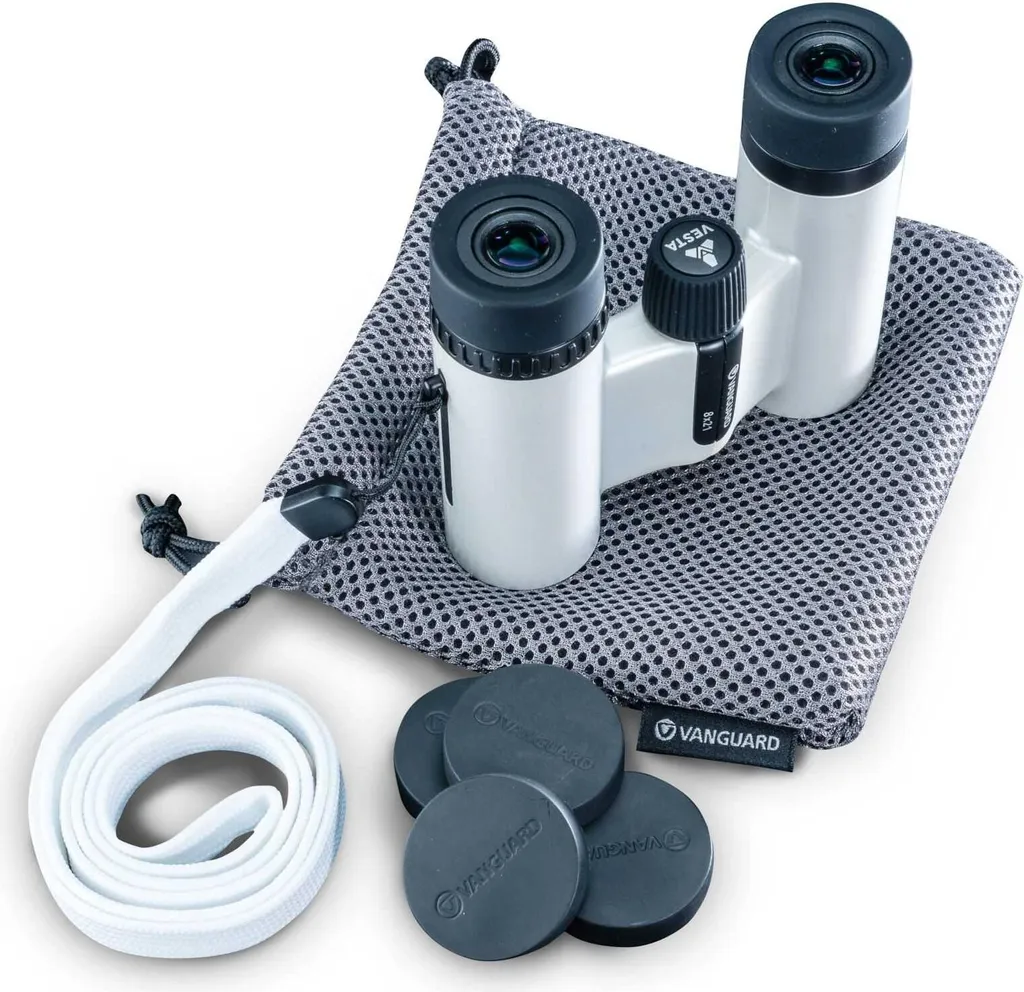 Vanguard Vesta 8x21 blanc perle : jumelles compactes de qualité premium - 7