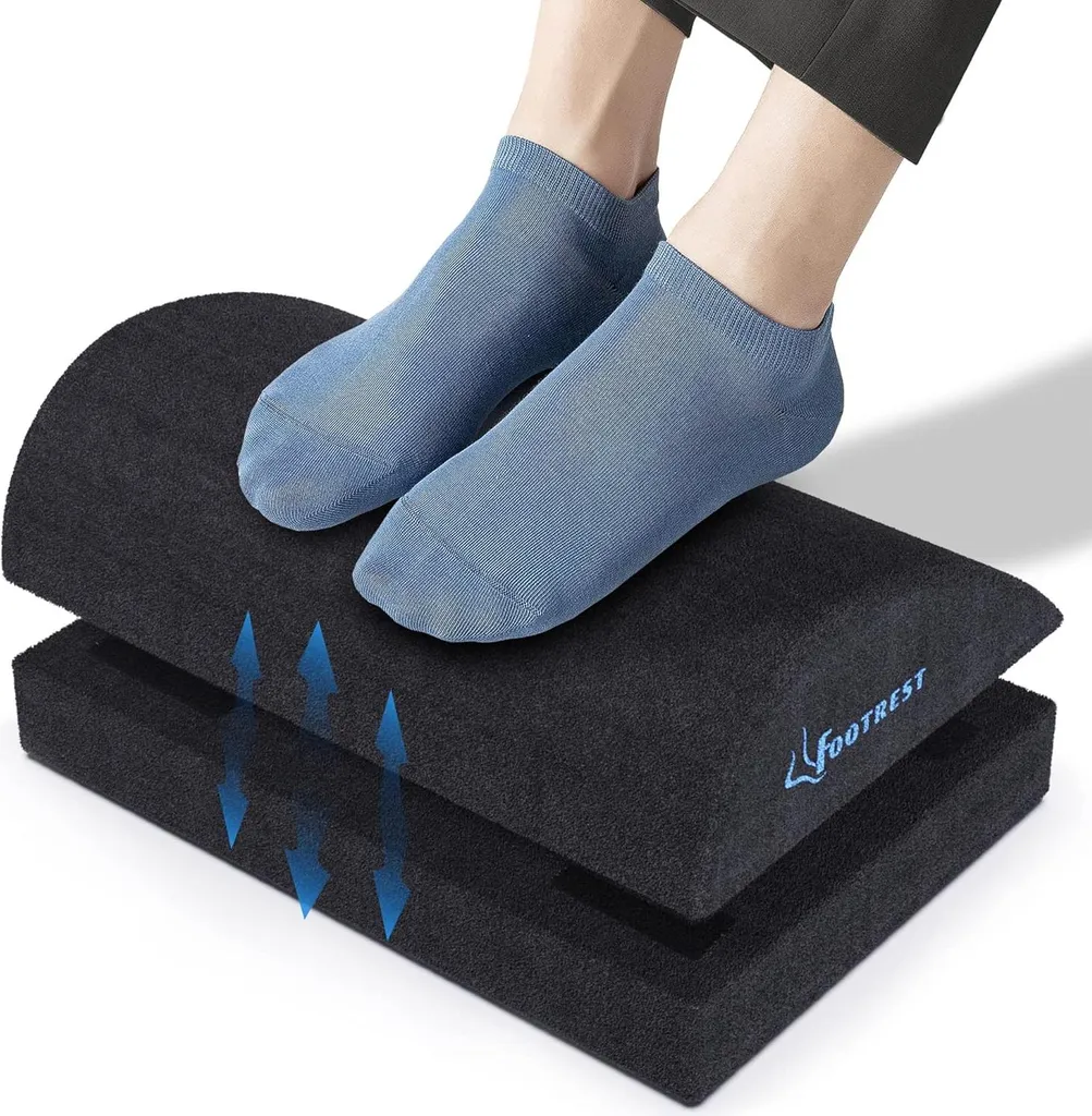 Soulager le mal de dos avec le repose-pieds ergonomique réglable bureau