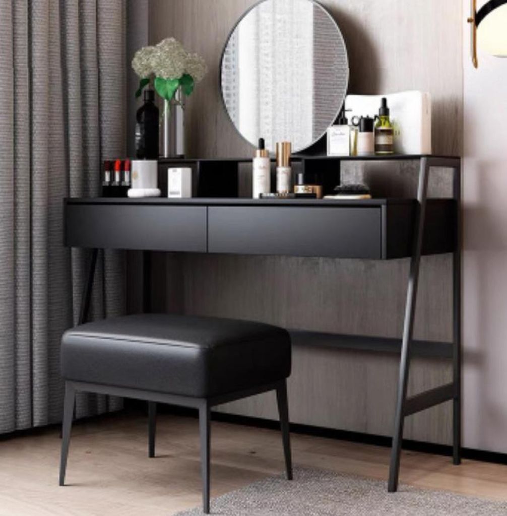 Designer Konsolen Schminktisch Kosmetik Tisch Spiegel Kommode Frisier Tische Neu