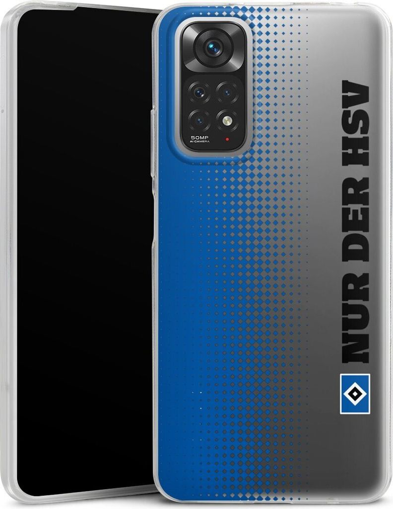 DeinDesign Slim Hülle für Xiaomi Redmi Note 11 4G Silikon Case Ultra Dünn Handyhülle HSV Logo transparent
