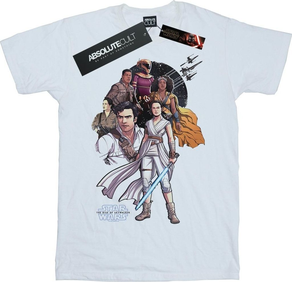 Star Wars: The Rise of Skywalker - "Resistance" T-Shirt für Herren BI52025 (4XL) (Weiß)