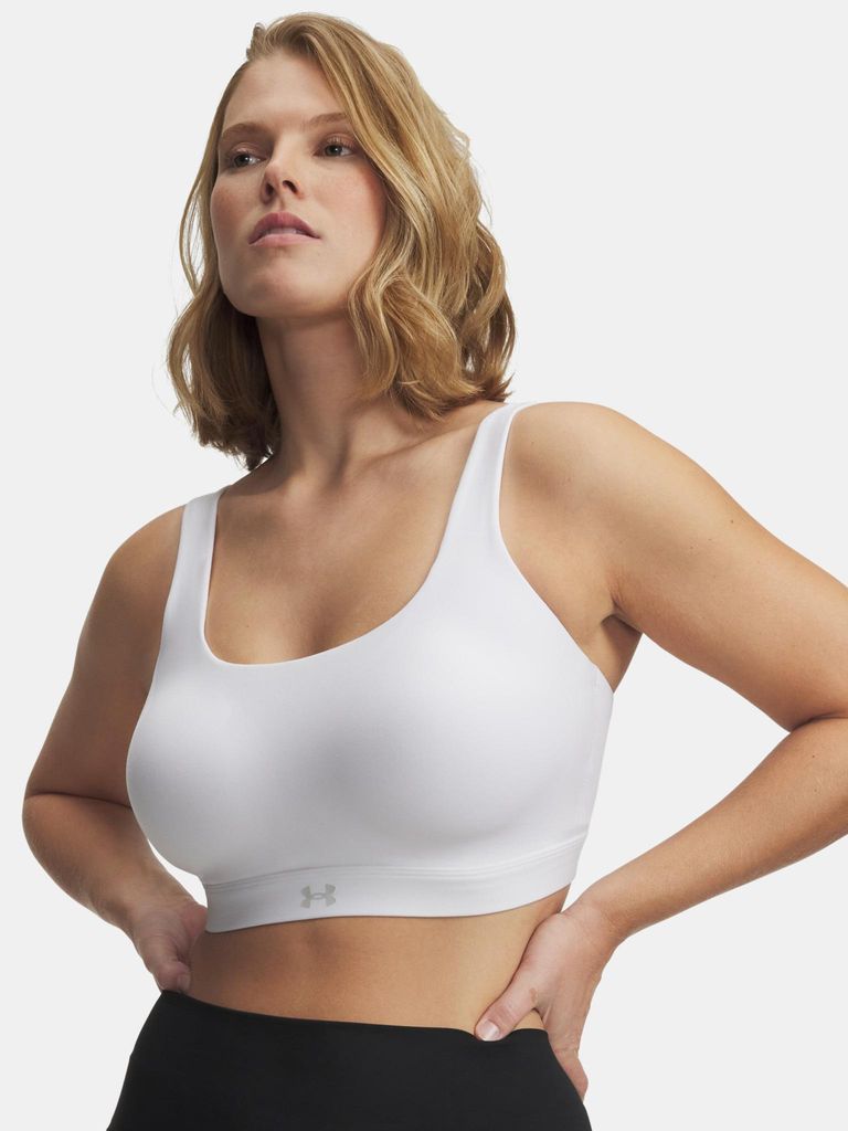 Under Armour Damen-BH UA Effortless High Bra-WHT XS A-C
