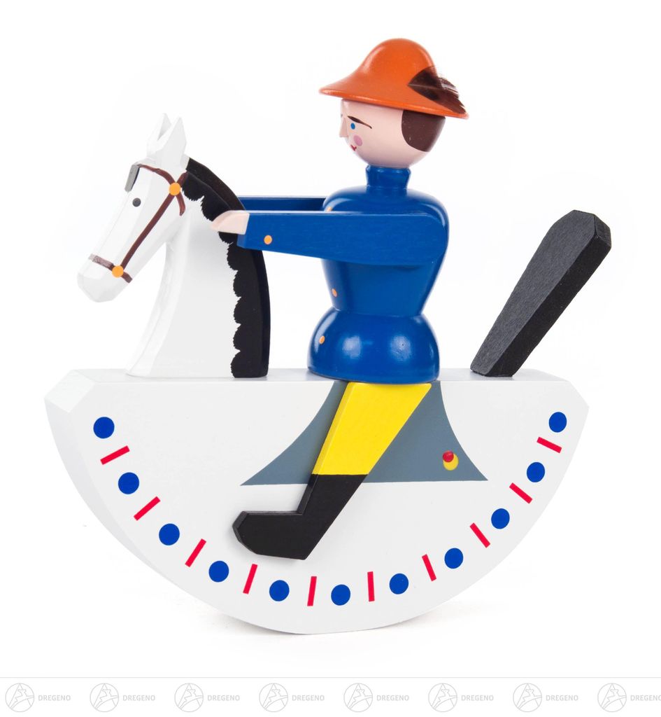 Nussknacker Reiterlein blau Breite x Höhe x Tiefe 14,5 cmx15 cmx3,5 cm NEU