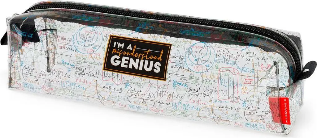 Legami Genius Pencil Case White - Astuccio Minimal TPU Bianco Taglia Unica