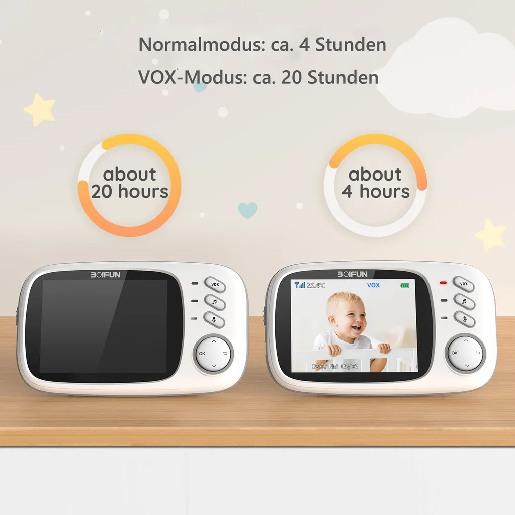 Caméra Bébé Vision Nocturne et Berceuses compatible VB603 VB616 Unique - 6