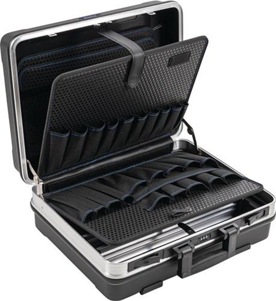 Schalenkoffer B500xT200xH420mm m.Wkz.taschen 28,1l Produktbild 