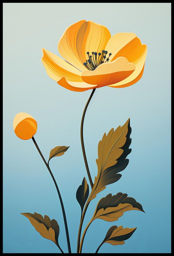Poster 67,5x100cm Morgenstrahlen