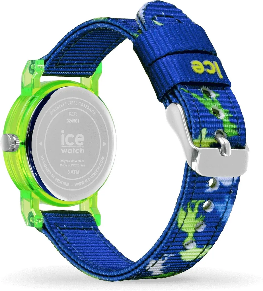 Montre Ice Watch ICE-learning Silicone Bleu-Vert avec Cadran Lisible