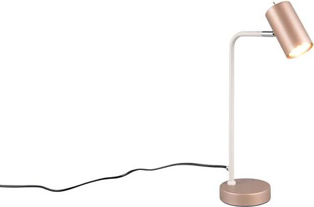 Luminaire de bureau métal Coffee 45 cm - Lampe de lecture orientable
