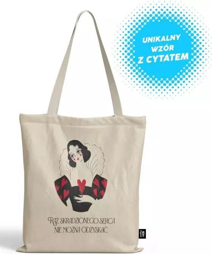 Große Baumwolltasche, Ein gestohlenes Herz kann nicht wiedergewonnen werden, Cath, Heartless, 41x38 cm