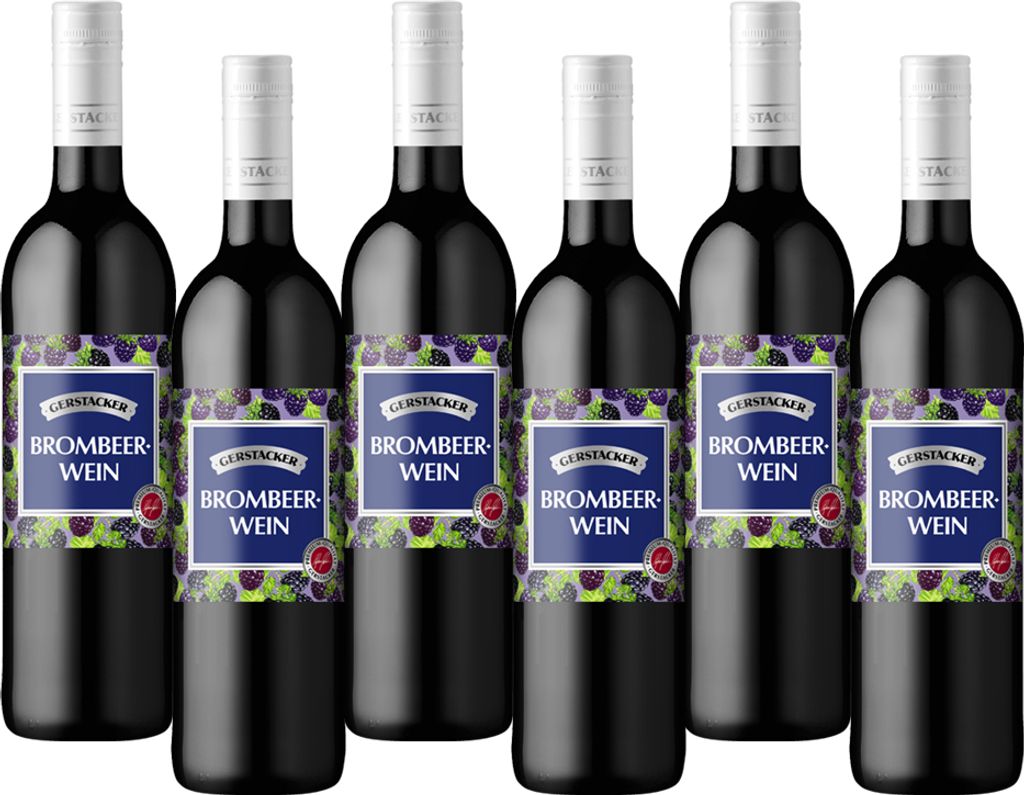 Gerstacker Brombeerwein (6 x 0,745 l) Produktbild 