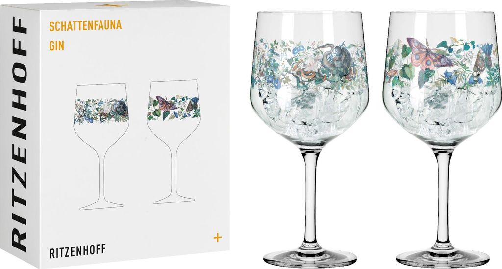 Ritzenhoff Schattenfauna Gin Kelch 007 008 H25, 2er Set, C. Produktbild 