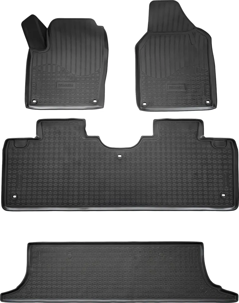 Tappetini Gomma Su Misura Seat Alhambra 1996-2010 | Bordo 3D Robusto