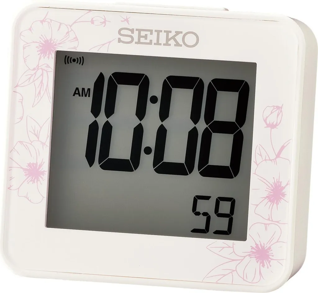 Seiko QHL097W Réveil numérique blanc : ne soyez plus jamais en retard