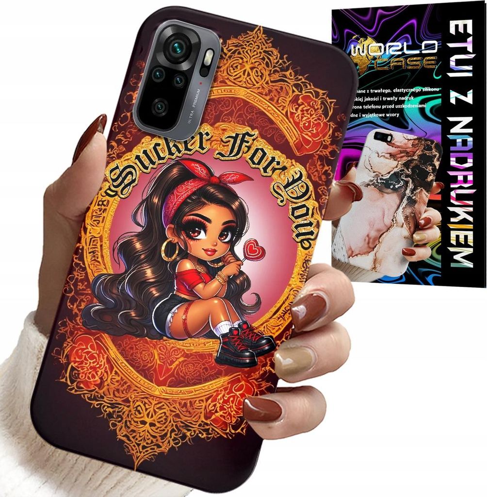 Fall Für Xiaomi Note 10 / 10S - Sauger Für Sie Mode Puppe Fall + Glas