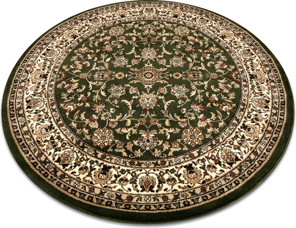 Teppich ROYAL ADR Kreis modell 1745 grün Grün rund 150 cm
