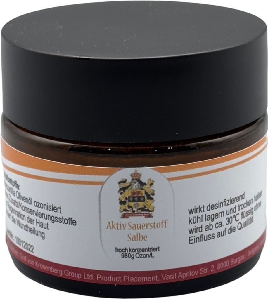 Ozonisiertes Manzanilla Öl Balsam 980g Ozon/L