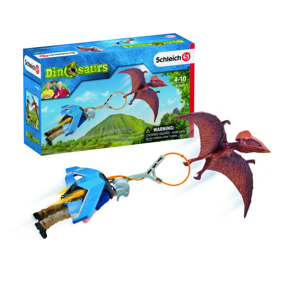 Schleich Dinosaurussen - 41467 Jetpack Achtervolging Productafbeelding 