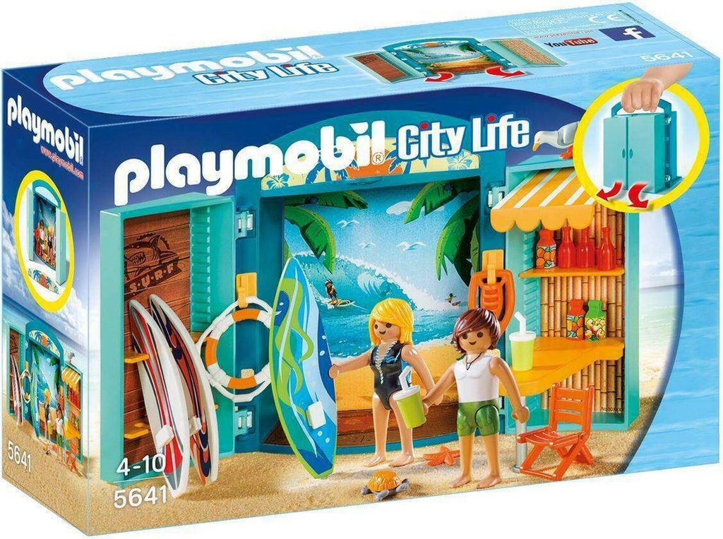 PLAYMOBIL® - Aufklapp-Spiel-Box "Surf Shop" 5641 Produktbild 
