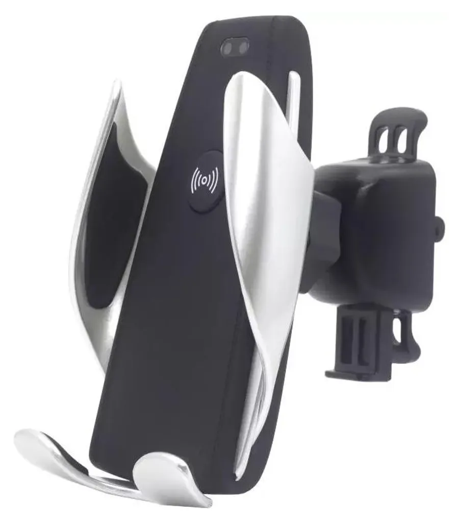 Support auto Akashi charge rapide 15W Qi avec bras auto-ajustables