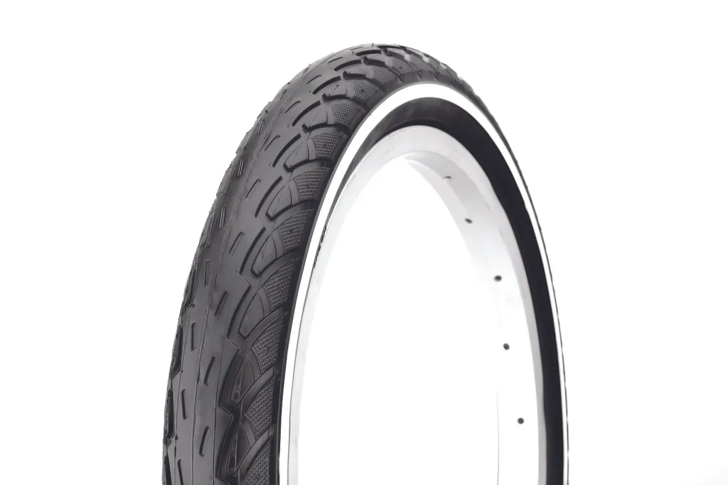 Pneu vélo SA-206 20X1.75 BK/WH LINE idéal pour la ville