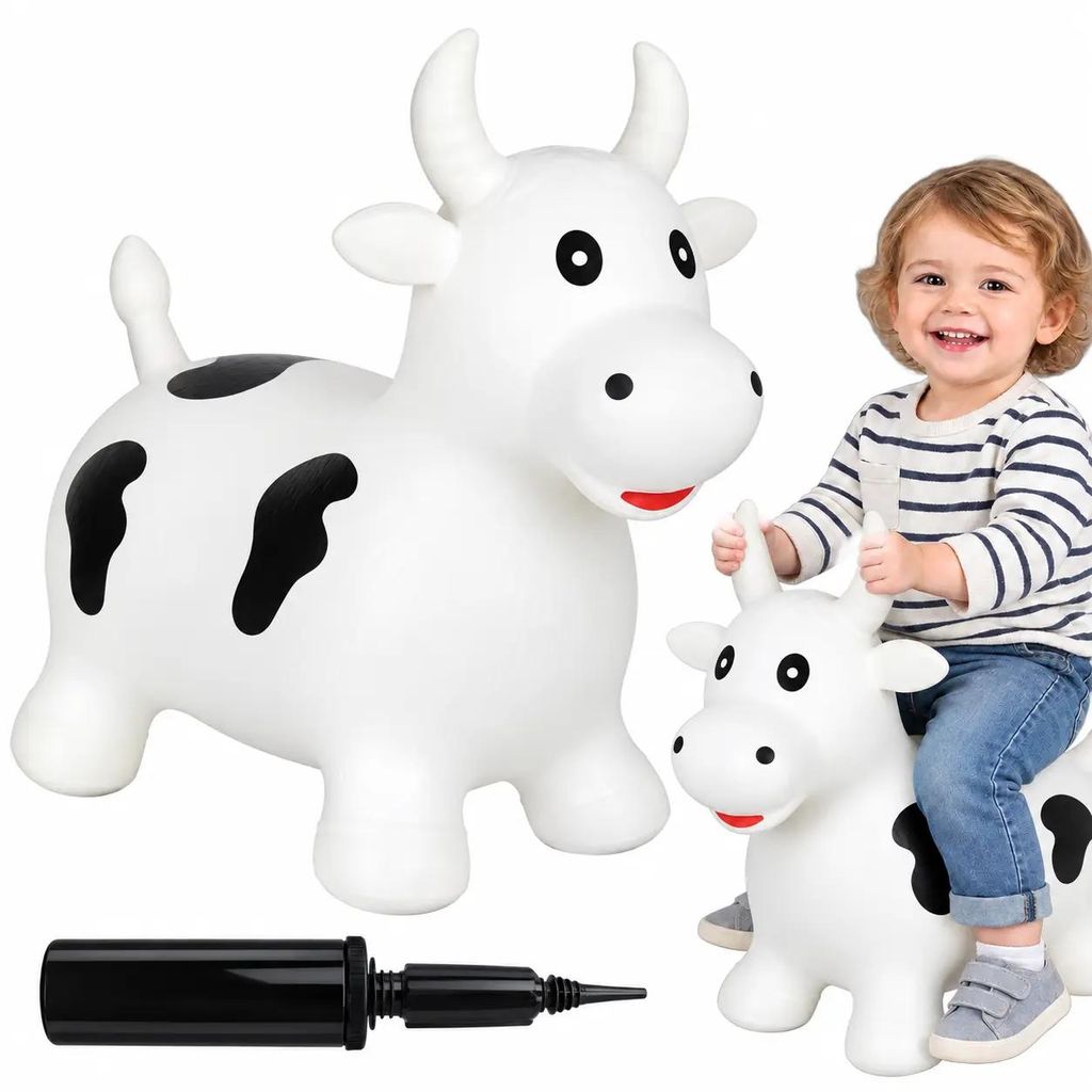 Detský skákací hopper nafukovací skákací koník kravička s Obrázok produktu 