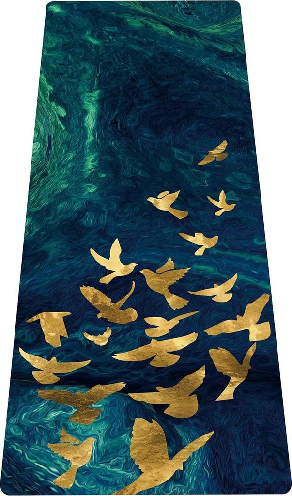 Faltbare leichte Reise-Yogamatte - ideal für Yoga, Pilates, Bikram, Stretching - 183 cm x 61 cm x 15 mm Yogamat