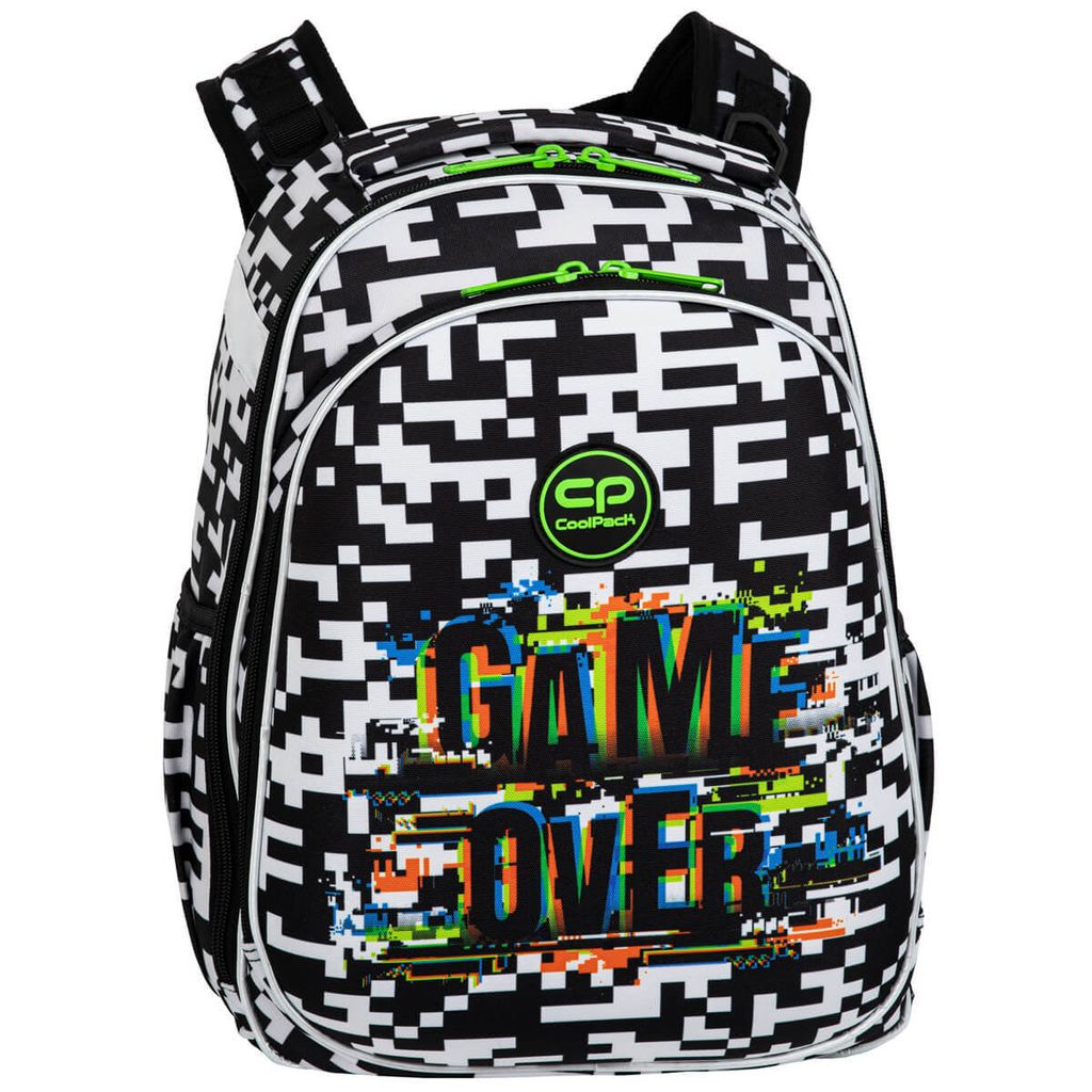 Plecak szkolny Coolpack 2-komorowy turtle game over Immagine del prodotto 