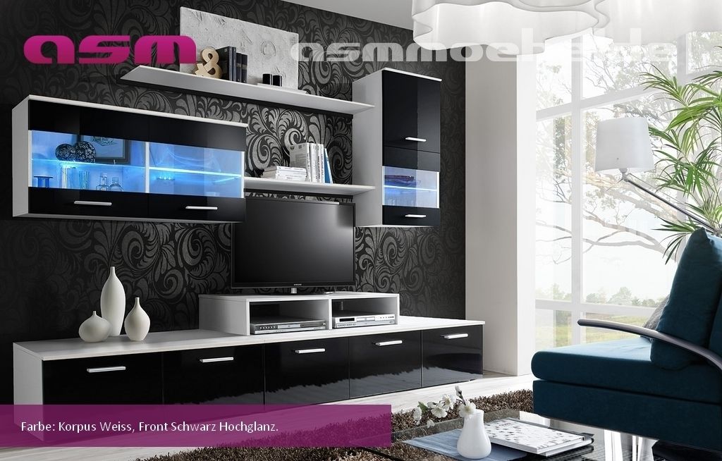Wohnwand Anbauwand Wohnzimmer Schrankwand LOGO II WZ mit Produktbild 
