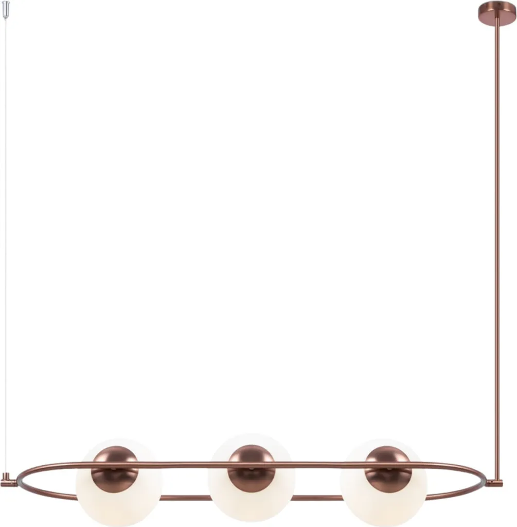 Suspension cuivre Erich Maytoni - Solution éclairage doux 3 boules