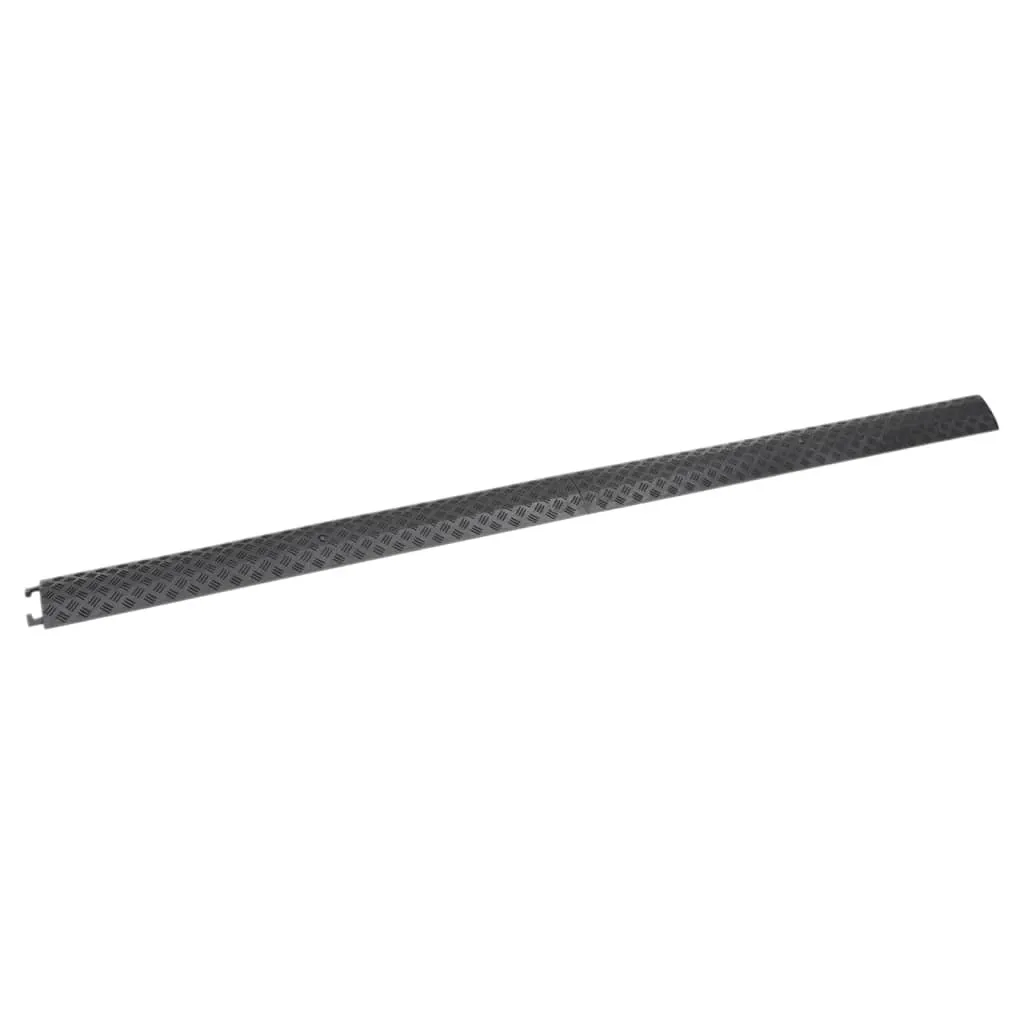 Protège-Câbles Robustes 98,5 cm Noir Lot de 2 avec Miroir de Sécurité