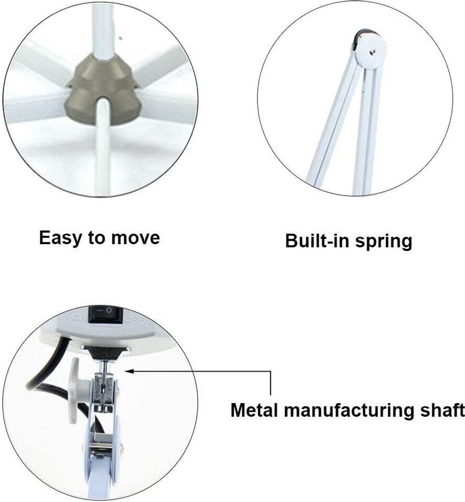 Kosmetická zvětšovací lampa LED Lupa Stojanová lupa Obrázek produktu 4
