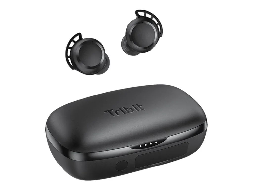 Tribit FlyBuds 3 Écouteurs Bluetooth IPX7 Étanche avec Micro Noir