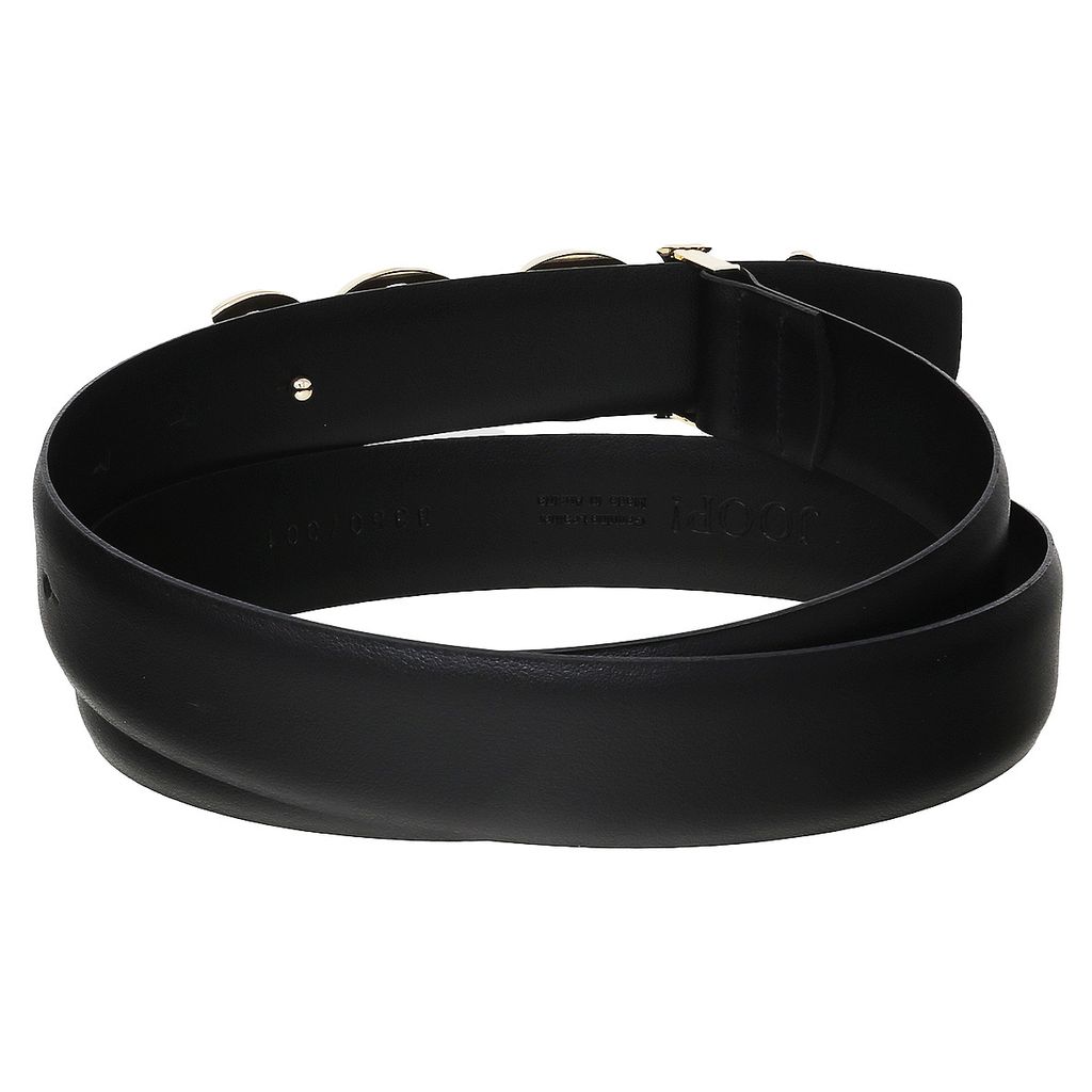 Joop! Cintura Donna In Pelle Di Mucca – Larga 3 Cm, Colore Nero, Modello W100