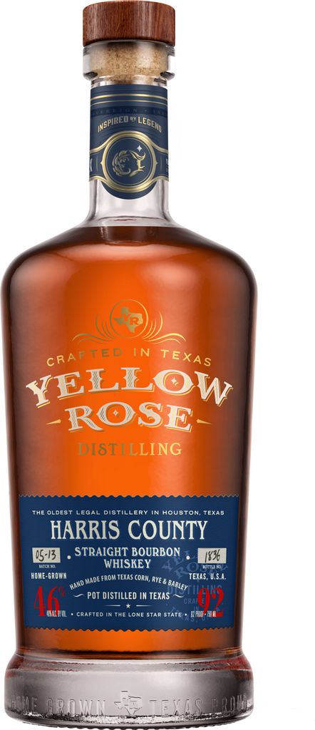 Yellow Rose HARRIS COUNTY Bourbon Whiskey 46% Vol. 0,7l