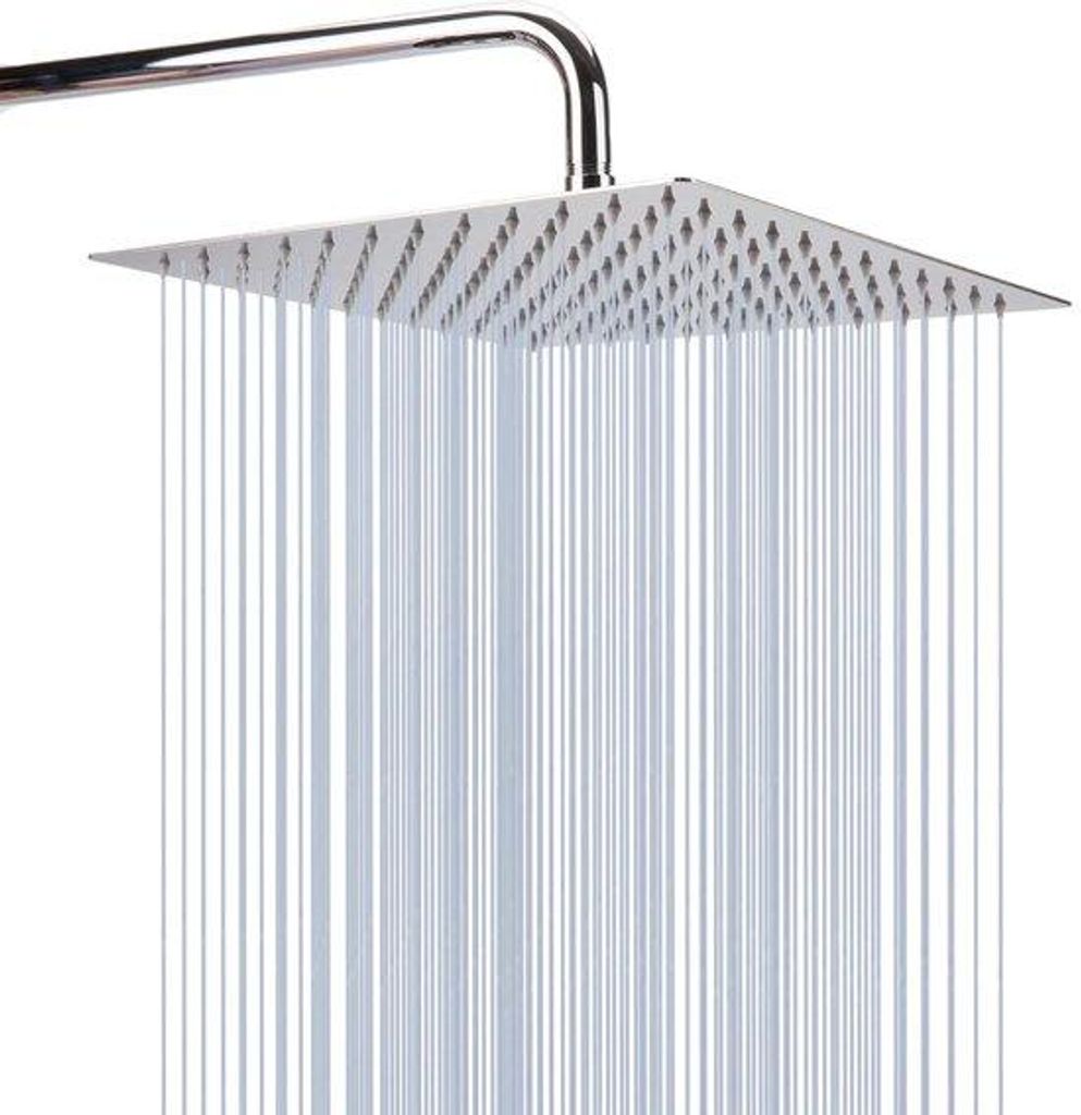 Regendouchekop aus Edelstahl mit hohem Wasserdruck und Wasserfall-Effekt