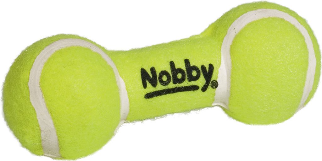 Nobby Tennis Dumbbell, Hund, Kurzhantel, Grün, 135 mm Produktbild 