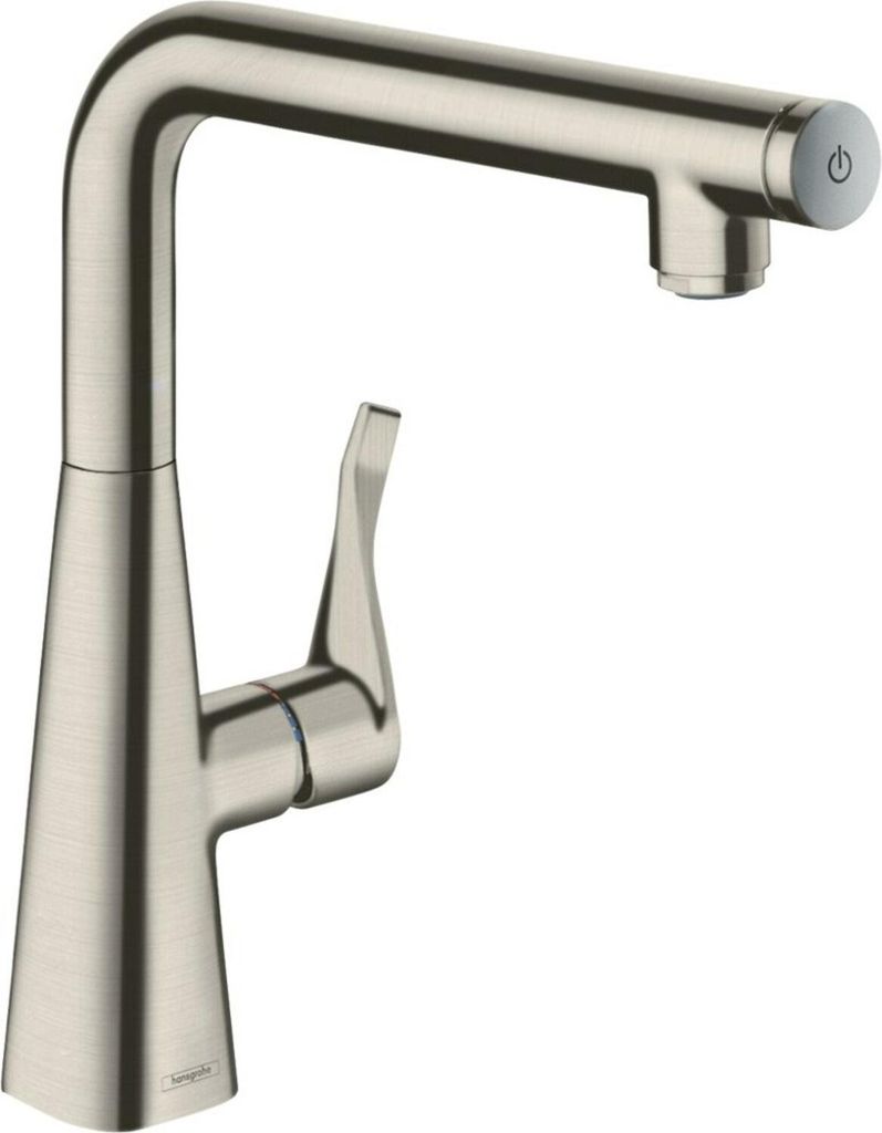 Hansgrohe Metris Select, Waschbecken, Edelstahl