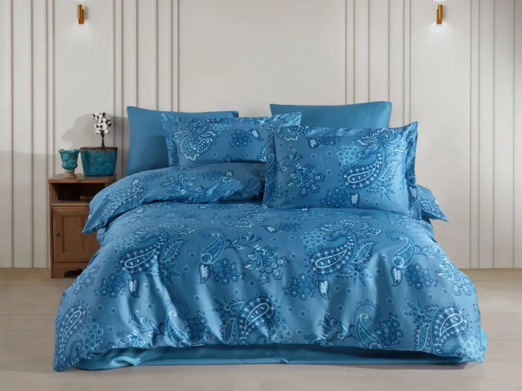 Lenzuola Satin 140x220 Margarita: Raso di Cotone Elegante e Morbido